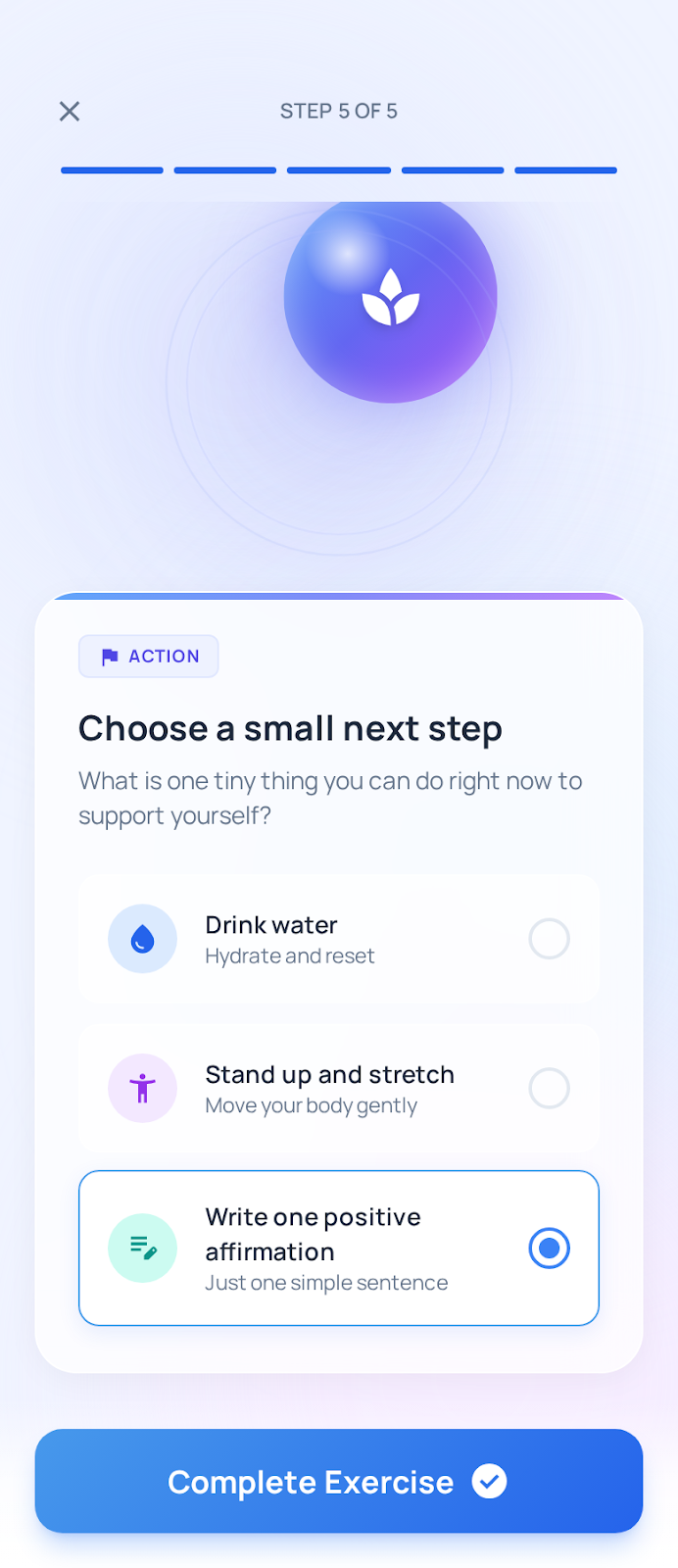 Zenquip – step-by-step exercise